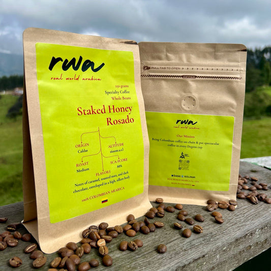 250gr Staked Honey Rosado Bliss - Yielding honeyed richness over time true Degen style (wholebean)