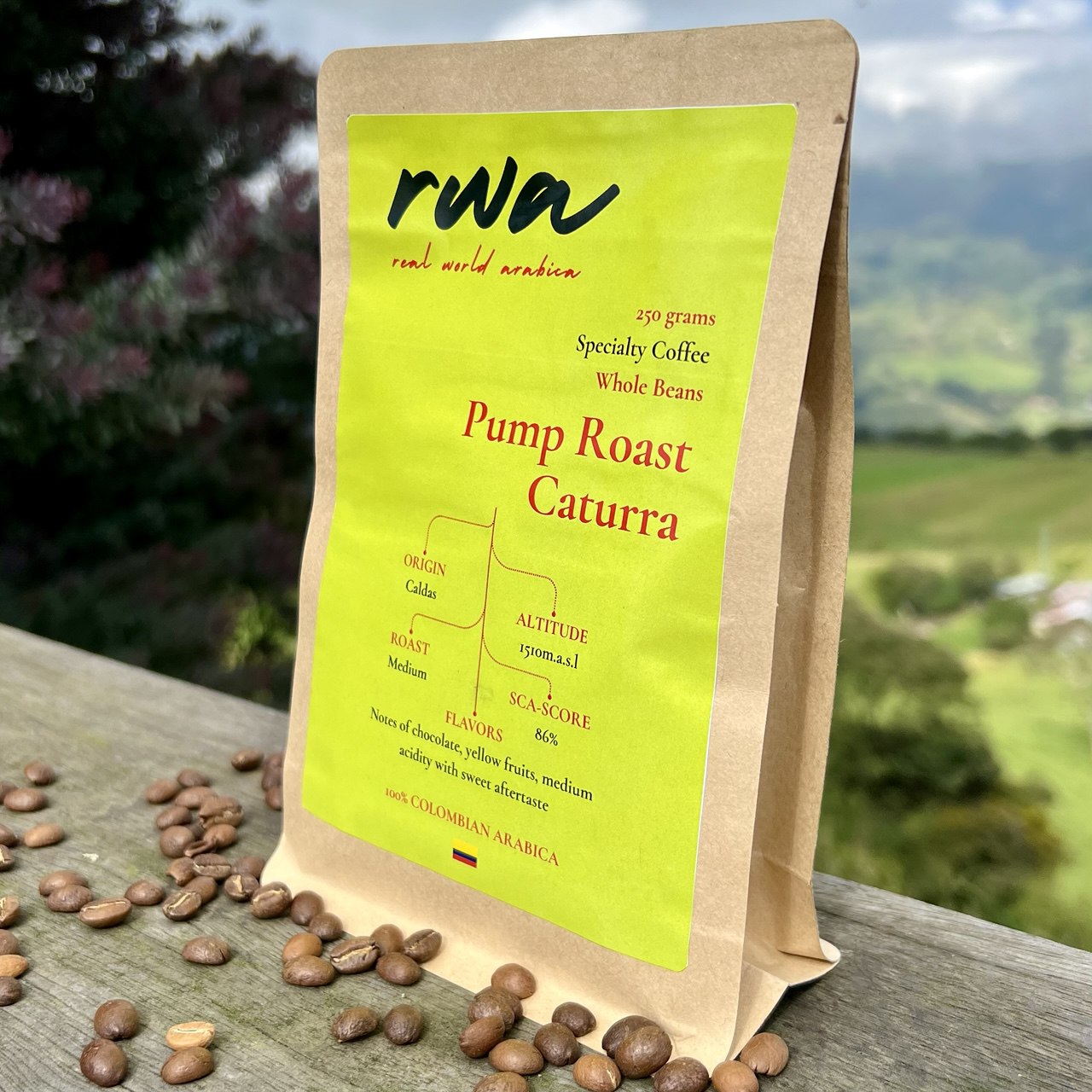 250gr Pump Roast Caturra - Pumping up your Degen mornings with vibrant acidity (wholebean)