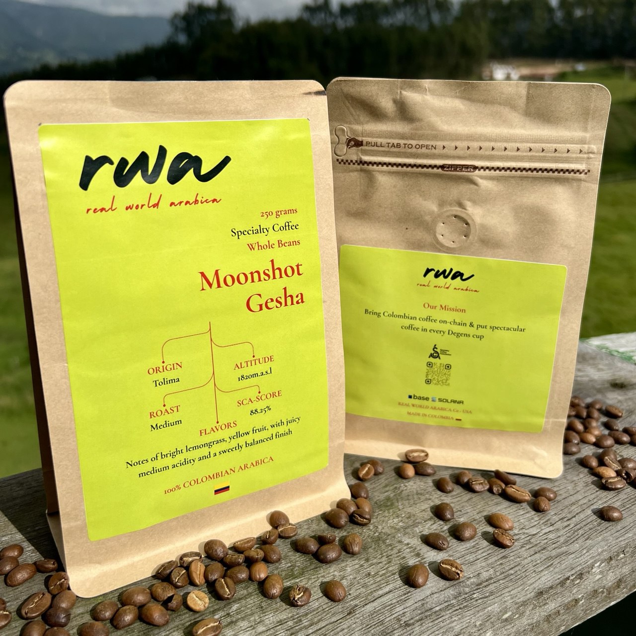 250gr Moonshot Gesha - Evoking skyrocketing gains and ethereal notes (wholebean)