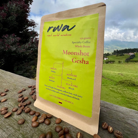 250gr Moonshot Gesha - Evoking skyrocketing gains and ethereal notes (wholebean)